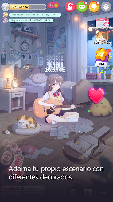 Guitar Girl: juego de música relajante